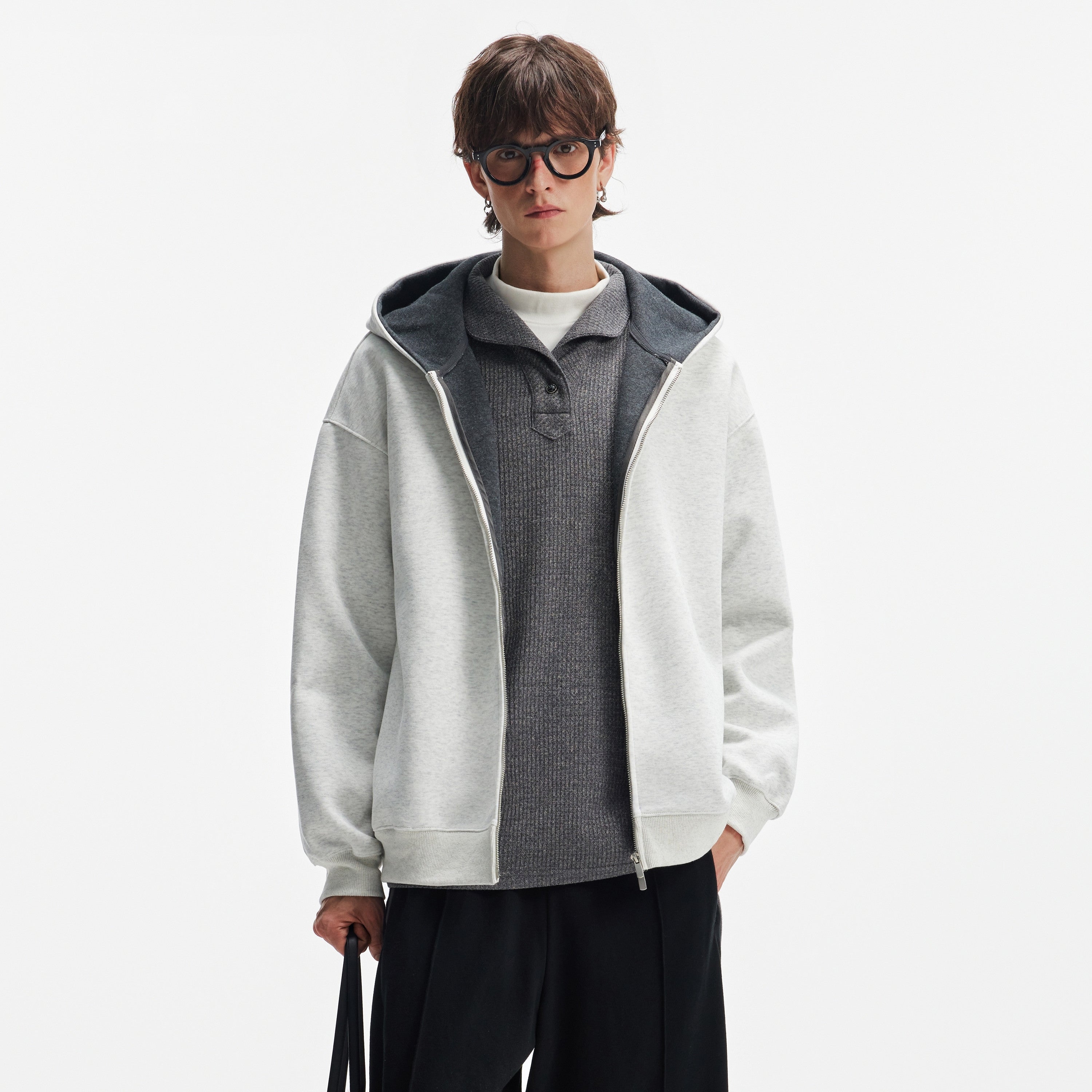 Men's And Women's Double-zipper Jackets