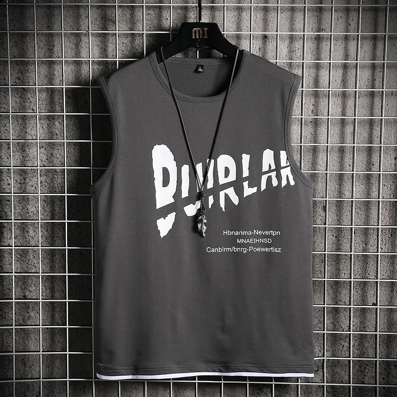 Sleeveless Waistcoat T-shirt Ins Loose Thin T-shirt