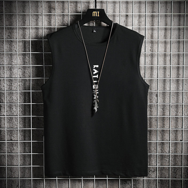 Sleeveless Waistcoat T-shirt Ins Loose Thin T-shirt