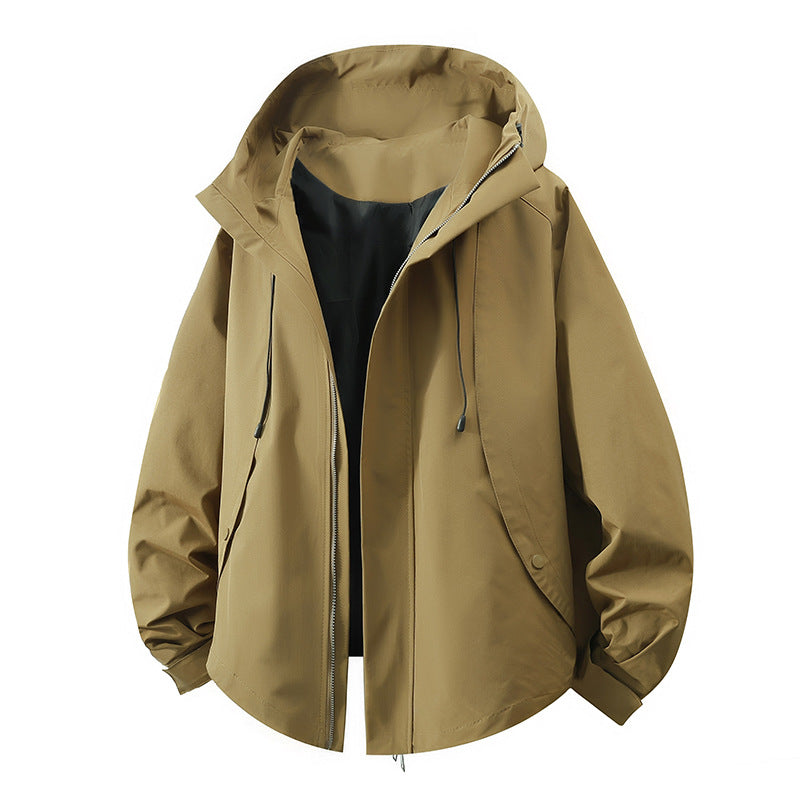 Man Outdoor Hooded Jacket Casual