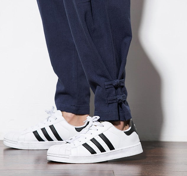 Autumn Harem Pants Menpure Linen Pants Linen Hemp Linen Pants Hip Hop Loose Vintage Long Pants Casual Joggers