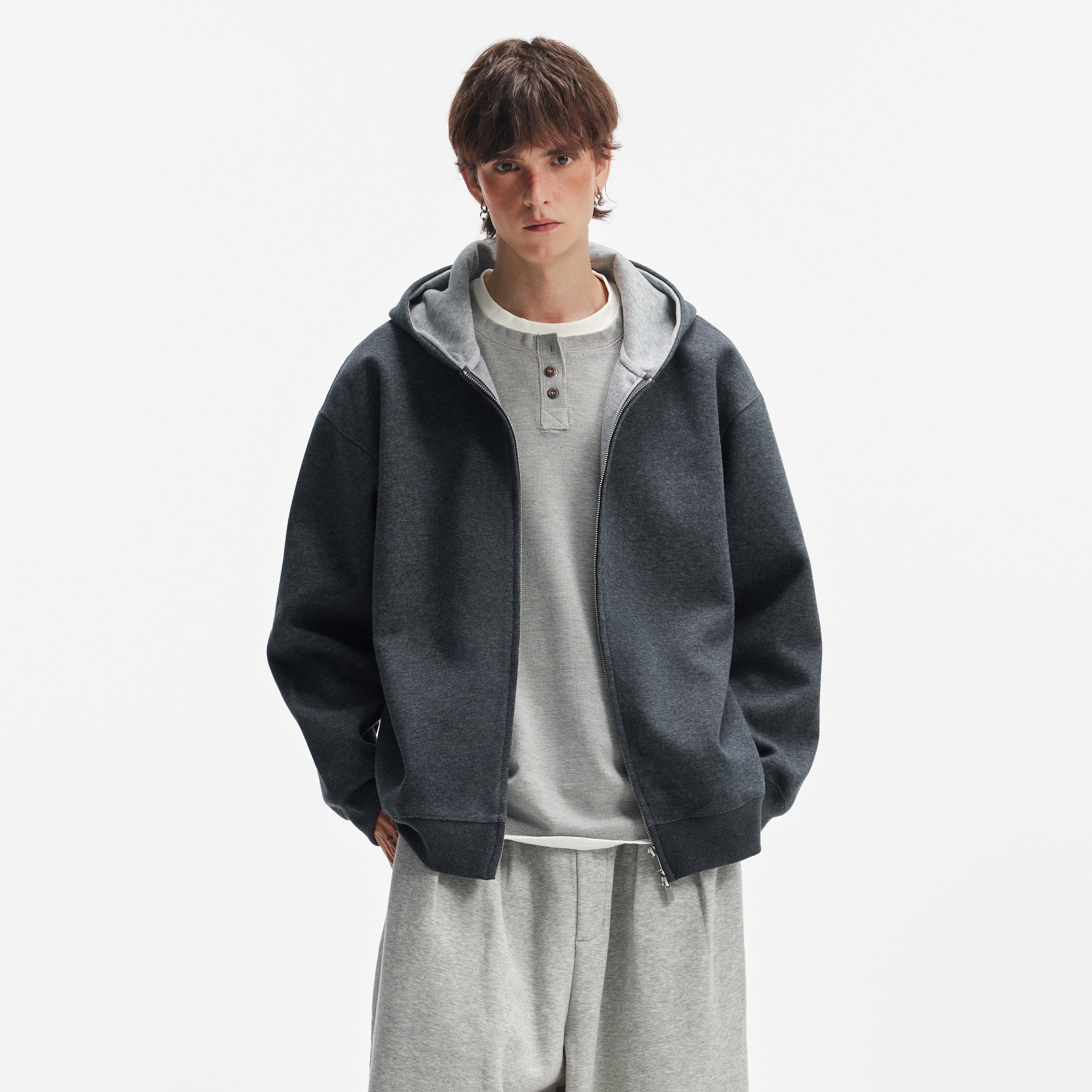 Men's And Women's Double-zipper Jackets