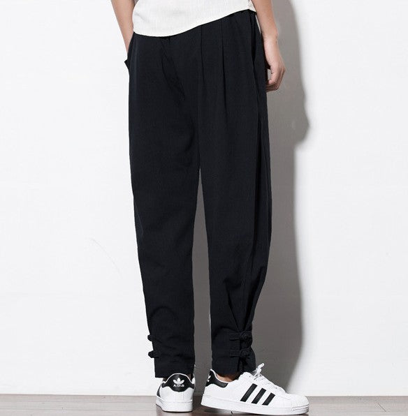 Autumn Harem Pants Menpure Linen Pants Linen Hemp Linen Pants Hip Hop Loose Vintage Long Pants Casual Joggers