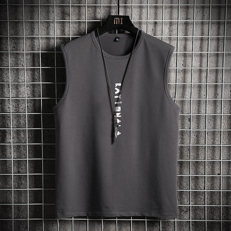 Sleeveless Waistcoat T-shirt Ins Loose Thin T-shirt