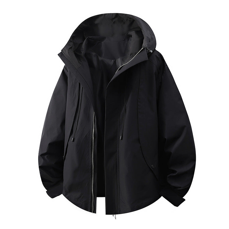 Man Outdoor Hooded Jacket Casual
