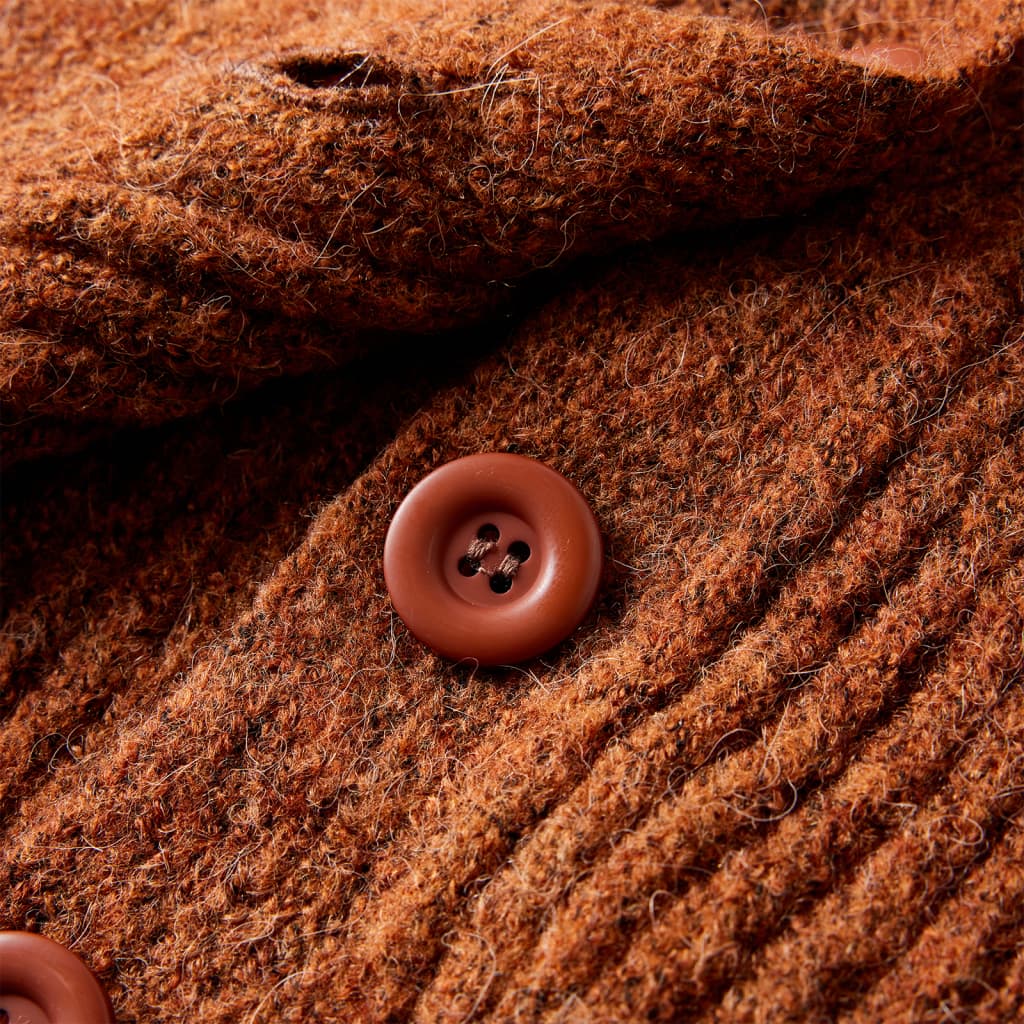 Children's cardigan cognac size 104 Children's cardigan cognac size 116 Children's cardigan navy blue