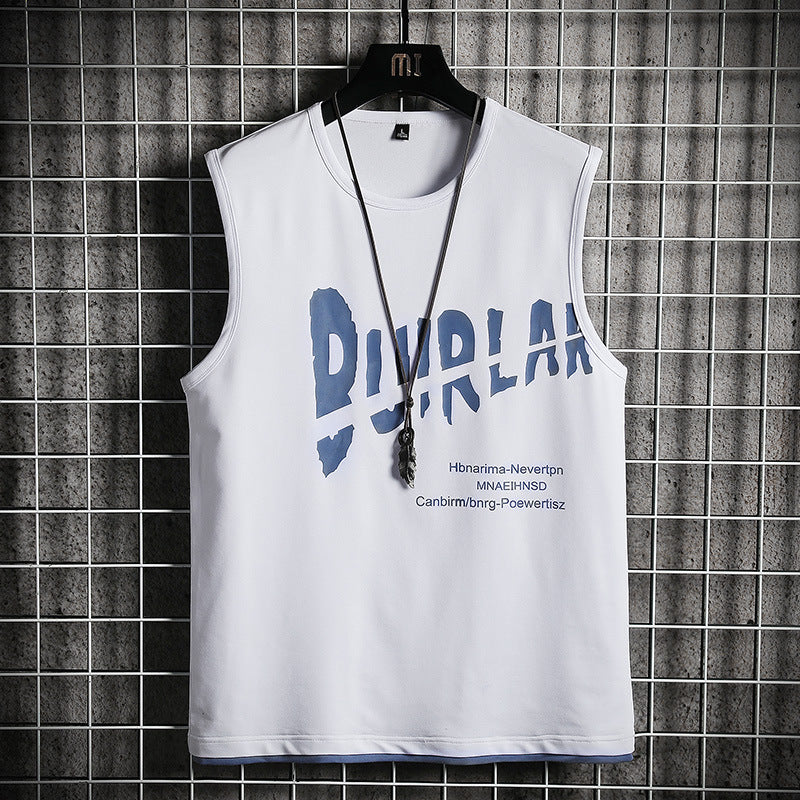 Sleeveless Waistcoat T-shirt Ins Loose Thin T-shirt