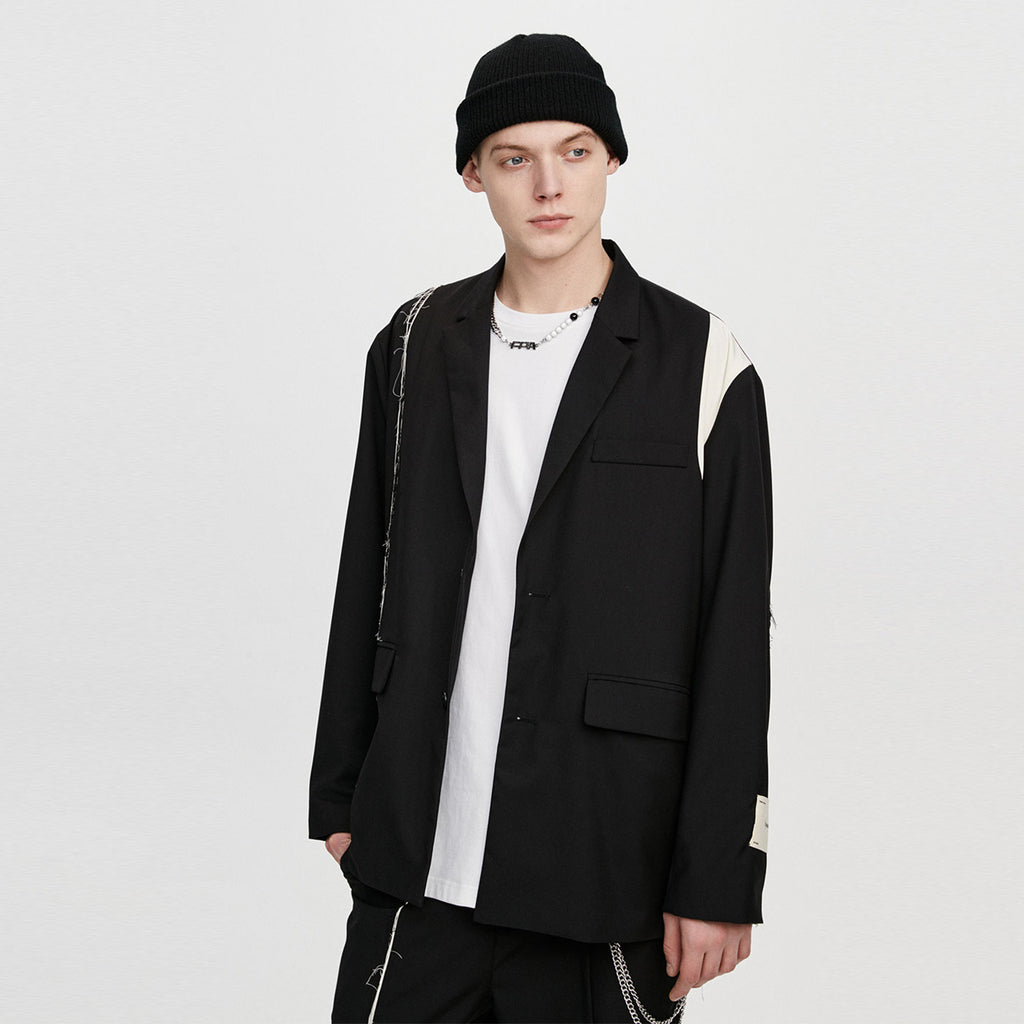 Casual Couple Khaki Suit Jacket Man