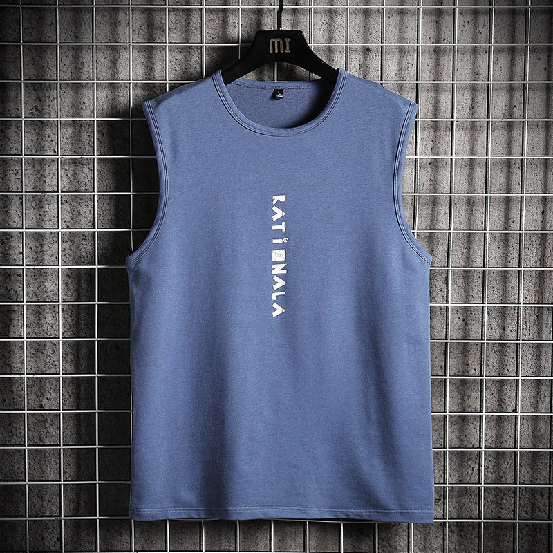 Sleeveless Waistcoat T-shirt Ins Loose Thin T-shirt