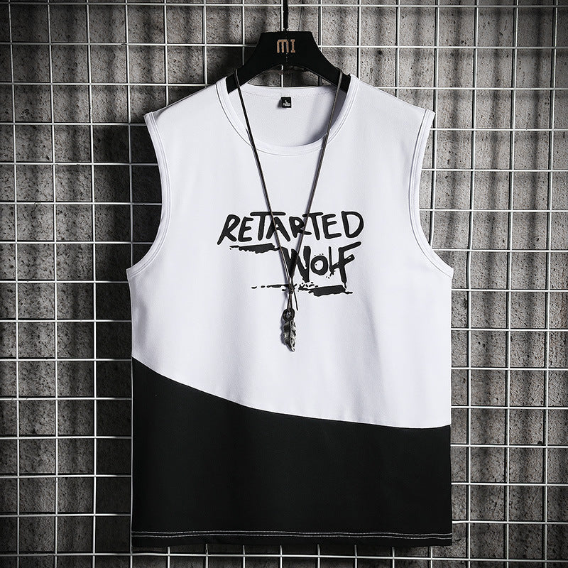 Sleeveless Waistcoat T-shirt Ins Loose Thin T-shirt